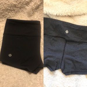 Lululemon boogie shorts size 6 - 2 pairs